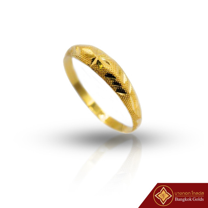 正品耀华力曼谷金戒指（0.6克，款式多样）
