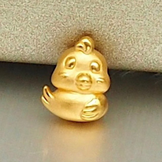 Anya Charm 99.9% Pure Gold Rooster Pendant | Lunar New Year Gift