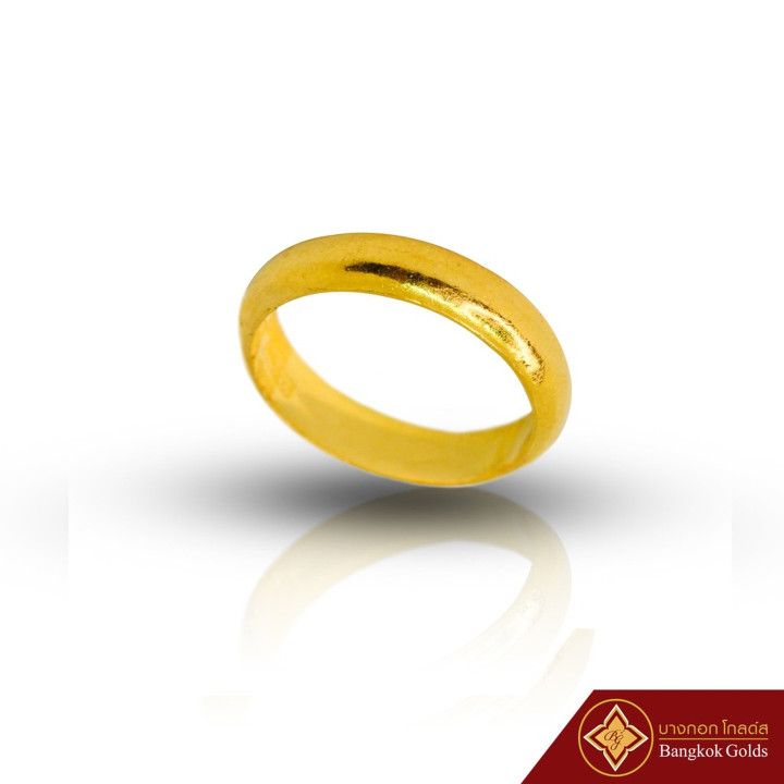 半萨鲁昂金戒指 | 耀华力金出品，96.5%纯金