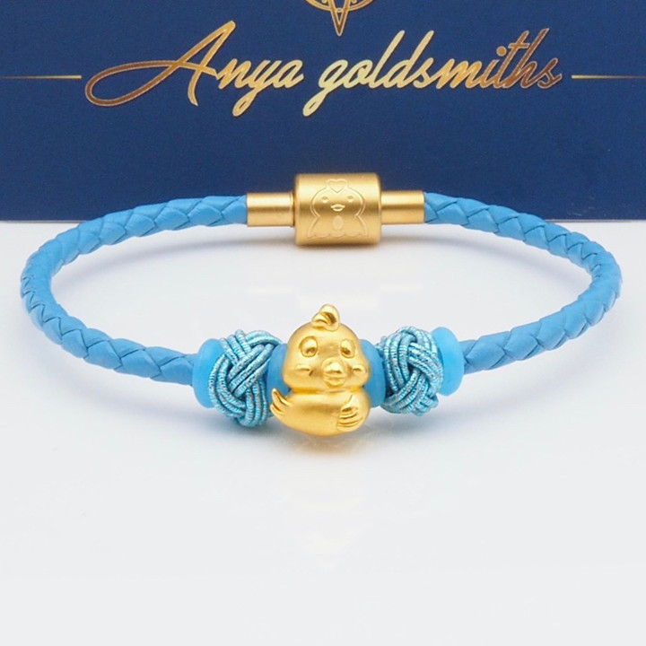 Anya Charm 99.9%纯金公鸡吊坠 | 农历新年礼物