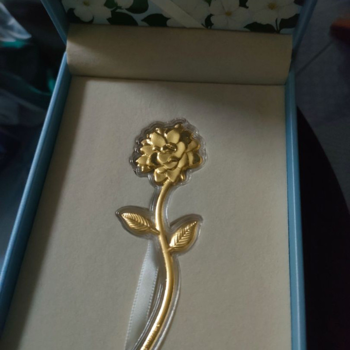 Jasmine Mother's Day Gift: Pure 24K Gold Sheet (0.1g)