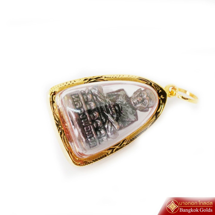 75K金龙婆托吊坠 - 正宗泰国佛牌