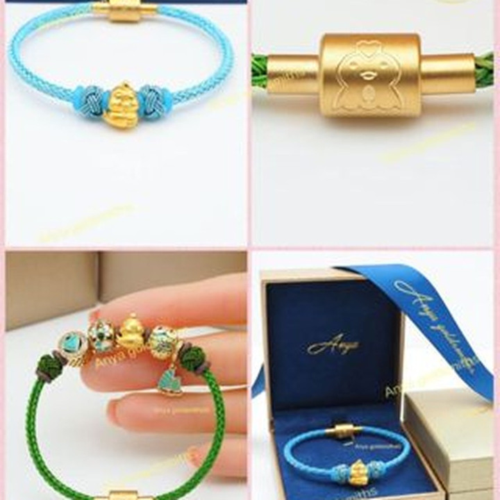 Anya Charm 99.9%纯金公鸡吊坠 | 农历新年礼物