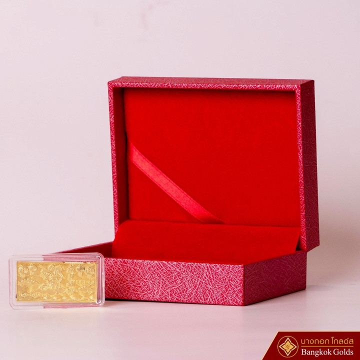 曼谷黄金繁荣金条 - 96.5%纯金，0.5克 - 吉祥象征