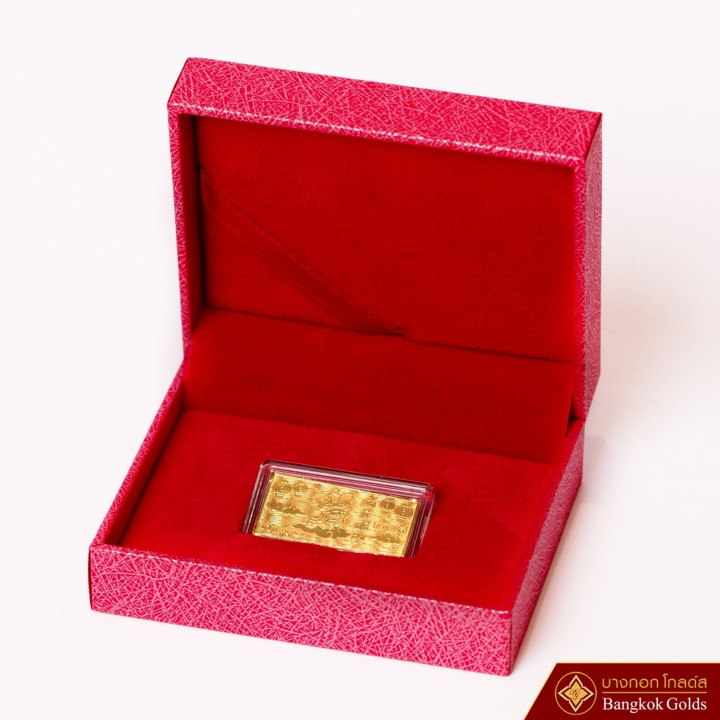 曼谷黄金繁荣金条 - 96.5%纯金，0.5克 - 吉祥象征