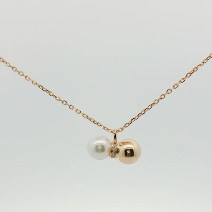 Sterling Silver and MOP Necklace | Bangkok Golds | Gold Plated, Adjustable