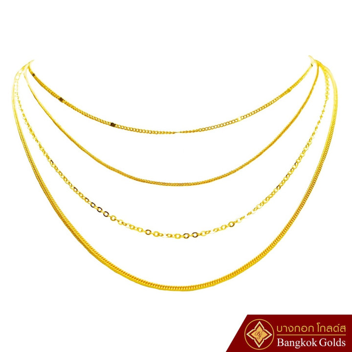 Pure Gold Yaowarat Necklace | Assorted Designs and Styles