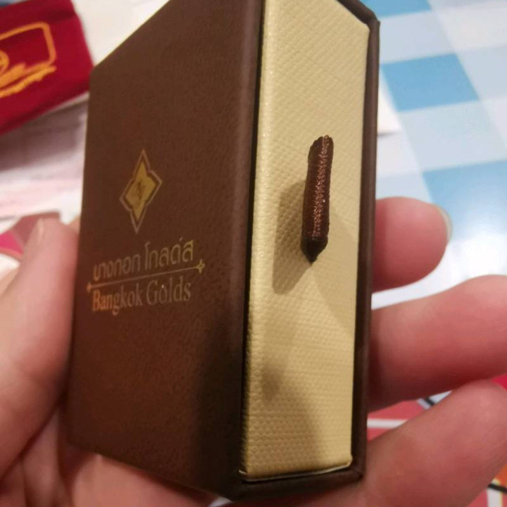 正品75纯金钱袋耳环