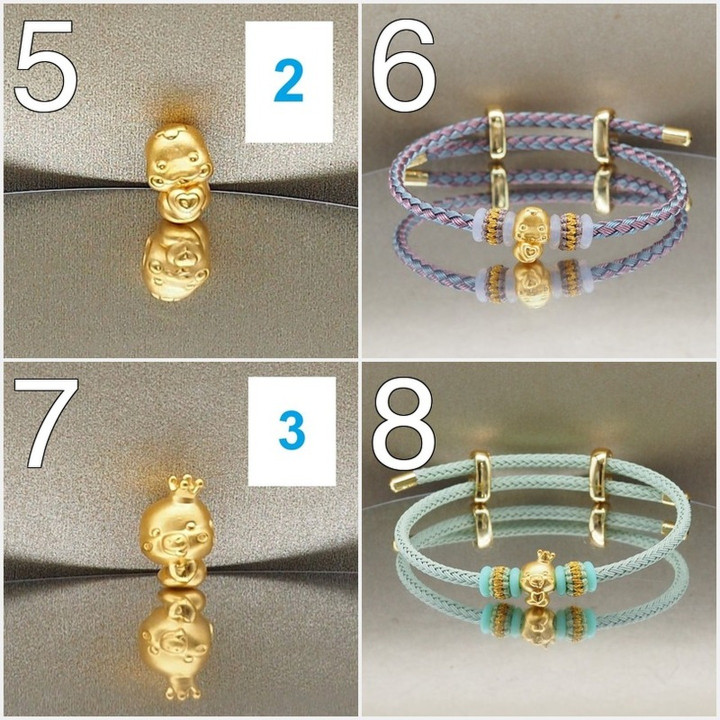 Anya 吊坠：蛇年款，99.99% 纯金