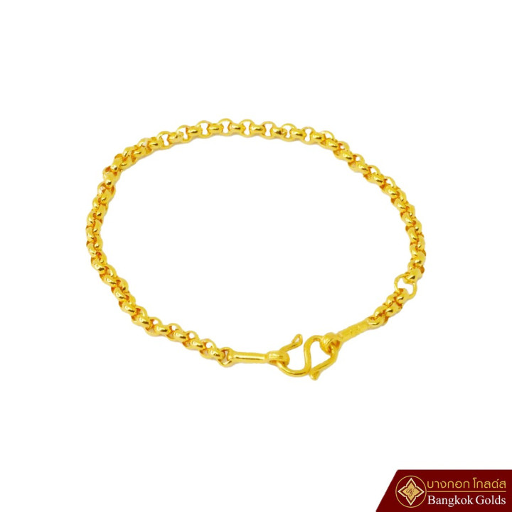 Pure Gold Childrens Bracelet - BangkokGolds, 96.5 Authentic