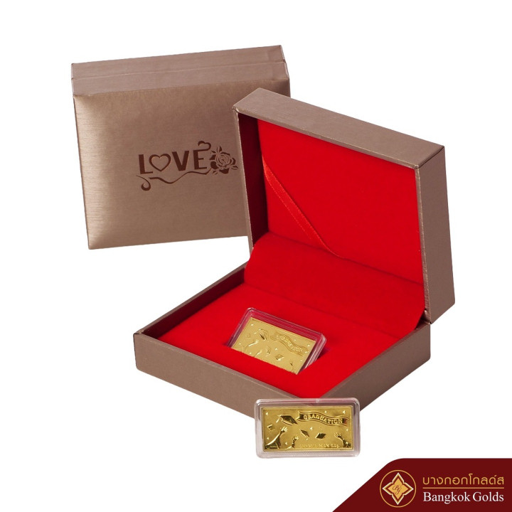 Abschlussgoldbarren: 96,5 % Feingold (0,5 g)