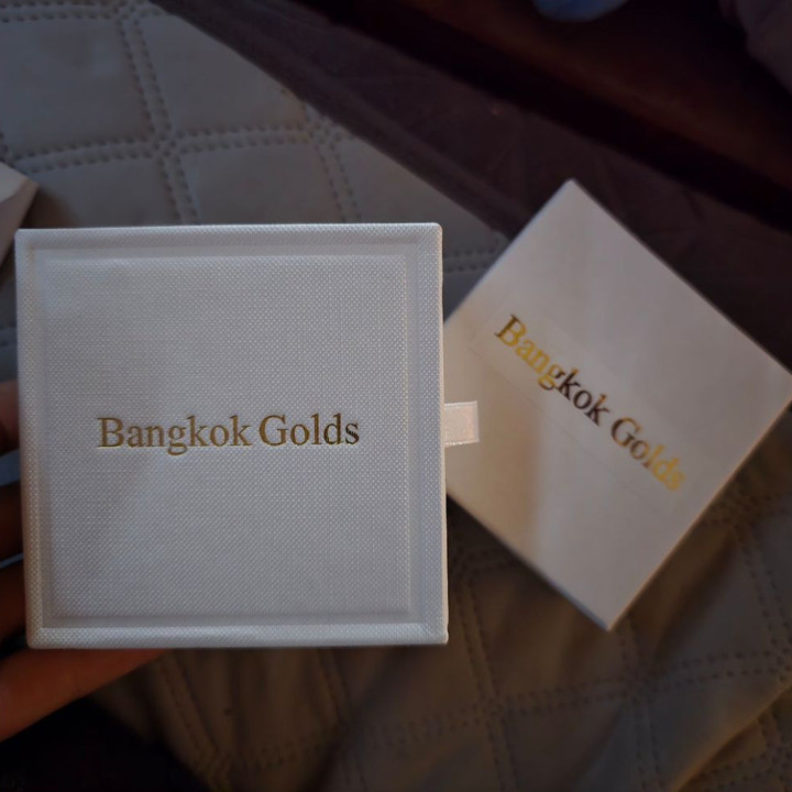 淡水珍珠翡翠吊坠项链 | 曼谷金饰