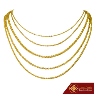 Authentic Yaowarat Bangkok Gold Necklace - 96.5 Pure 2 Salung