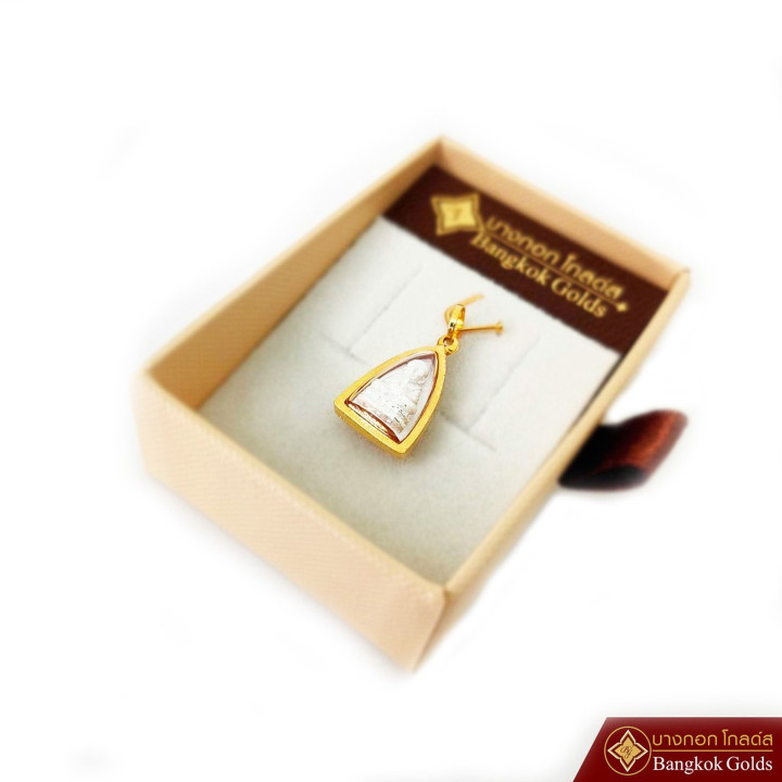 銮普托银吊坠 | 巴拉米款，配75金框