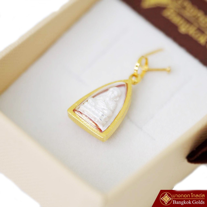 銮普托银吊坠 | 巴拉米款，配75金框