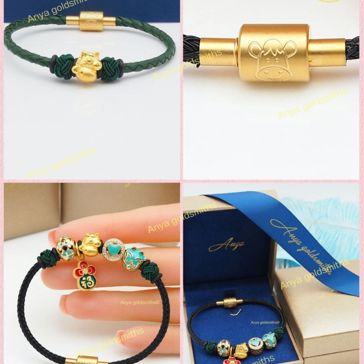 纯金安雅吊坠 | 马年系列