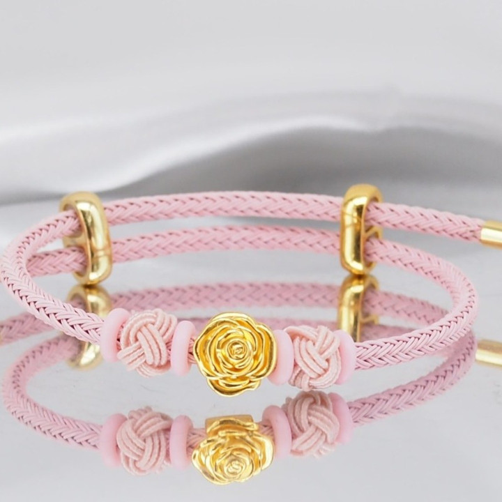 Anya 玫瑰金项链 | 2024 高级珠宝 (0.5-0.55克)