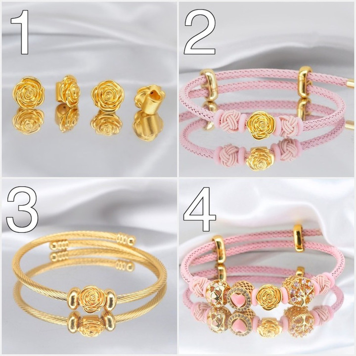 Anya 玫瑰金项链 | 2024 高级珠宝 (0.5-0.55克)