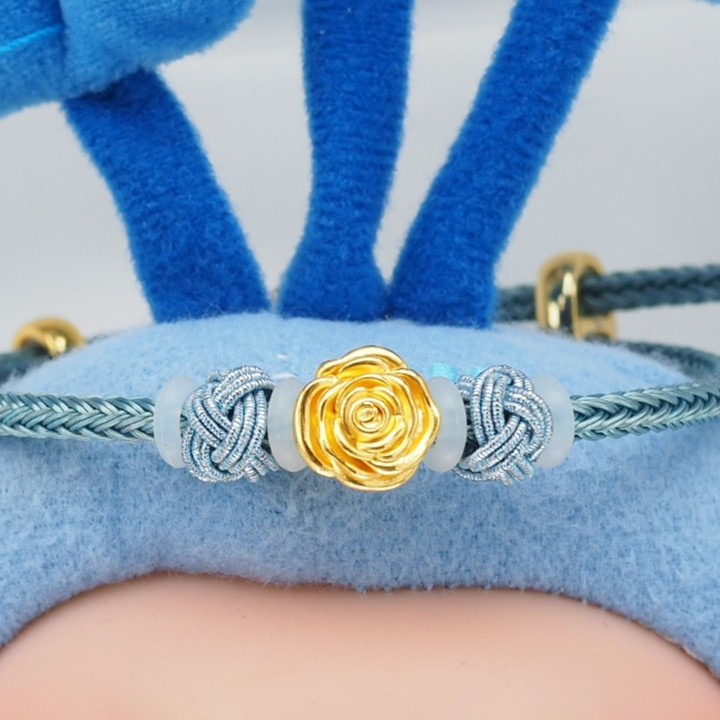 Anya 玫瑰金项链 | 2024 高级珠宝 (0.5-0.55克)