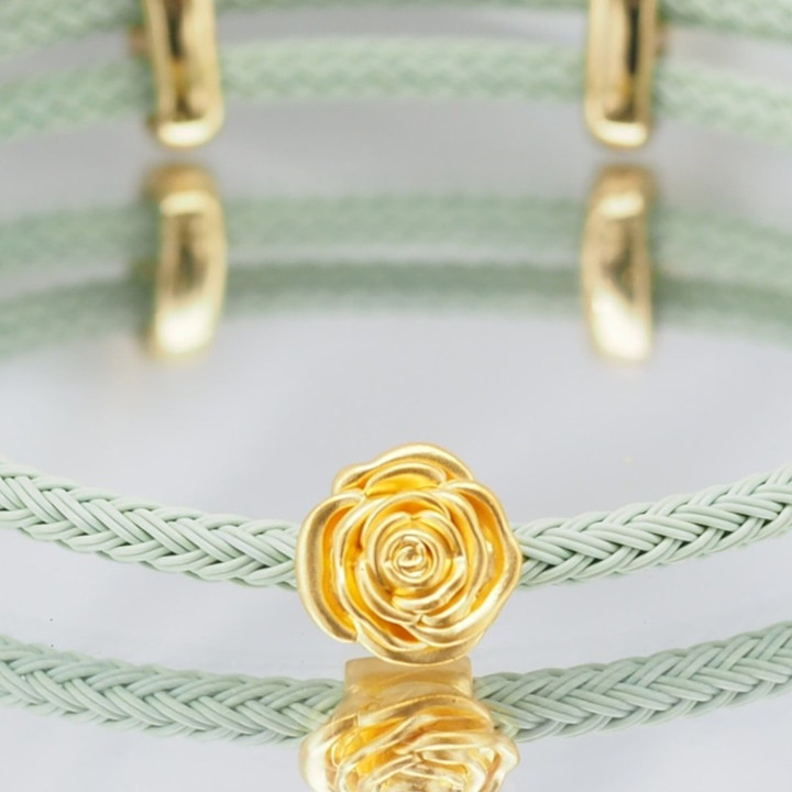 Anya 玫瑰金项链 | 2024 高级珠宝 (0.5-0.55克)