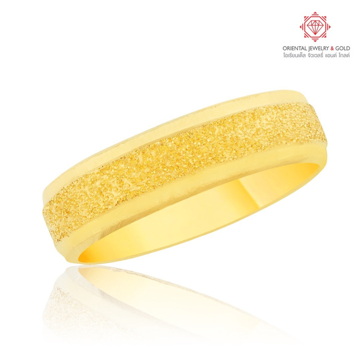 金戒指 | 0.5 萨隆 (1.9 克) | 喷砂处理 | OJ GOLD