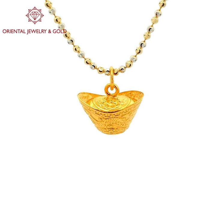 真金锭吊坠 | 0.5 萨隆（96.5 纯度）