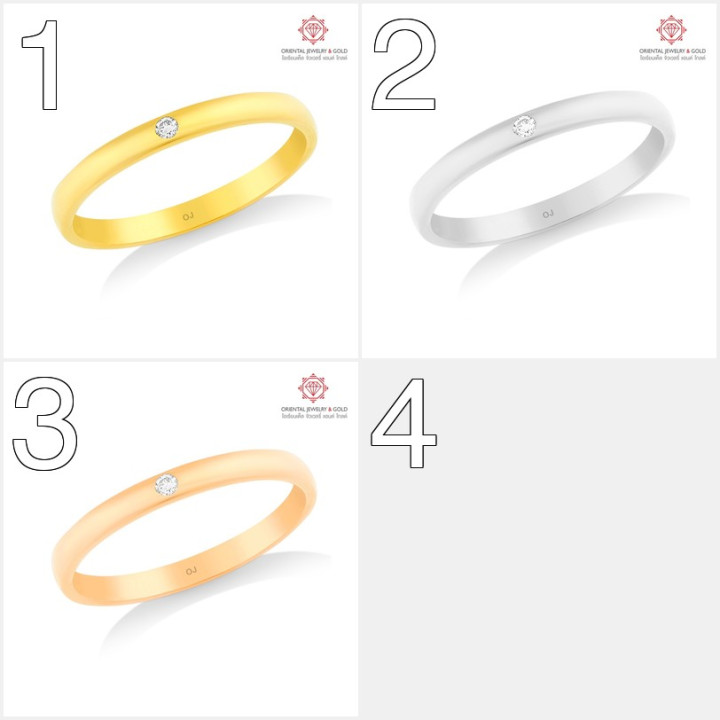 真钻戒指 | 10K金 | 100净度 | OJ GOLD DV0068