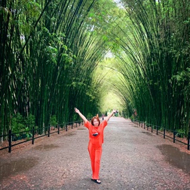 OJ GOLD 99.99纯金玫瑰吊坠和银链