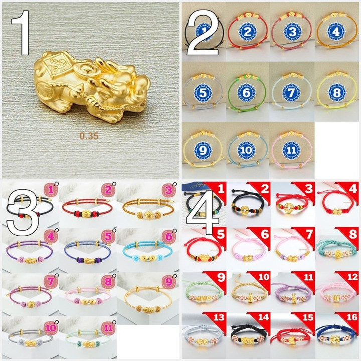 Pure Gold Pi Xiu Amulet - Anya Small Pendant (0.3g)