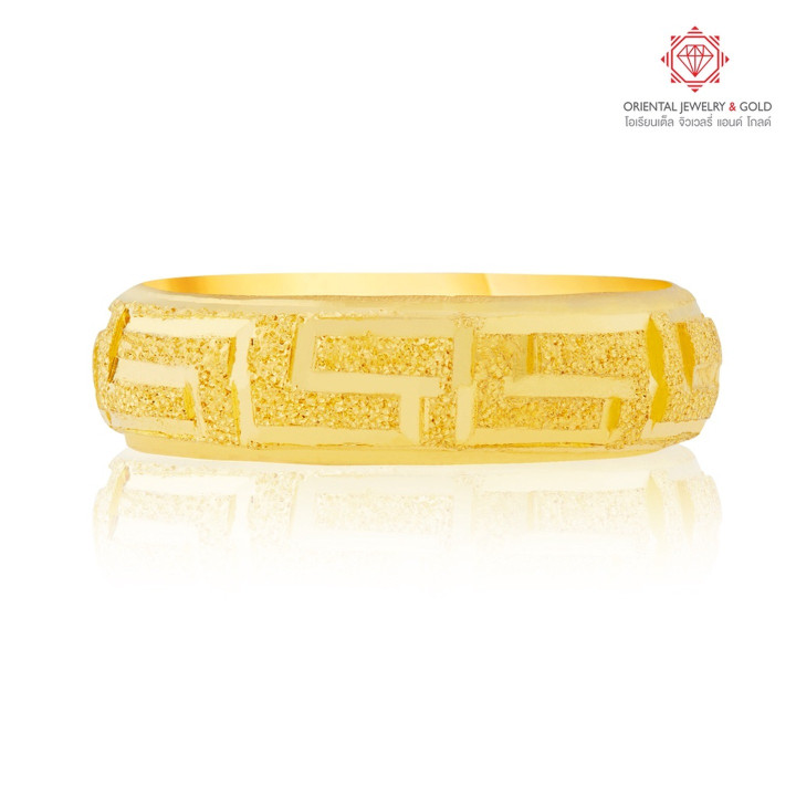 真金戒指 | 刀锋式设计 | 96.5%纯度 | OJ GOLD