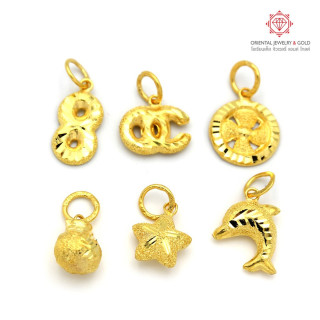 真金吊坠 | 0.6克，纯度96.5% | 设计师款可选