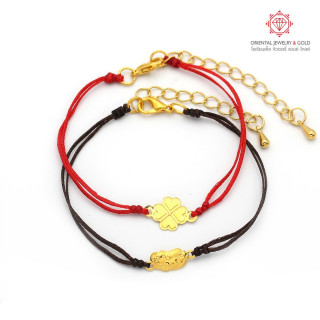 OJ GOLD 99.99 Pure Gold Pi Xiu Bracelet (0.15g)