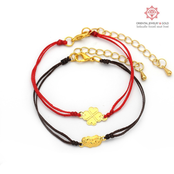 OJ GOLD 99.99 Pure Gold Pi Xiu Bracelet (0.15g)