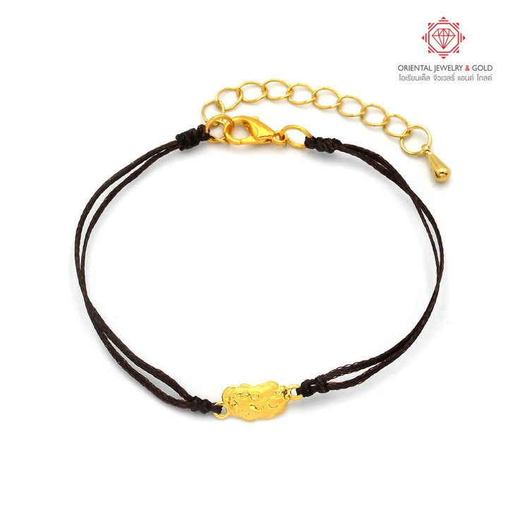 OJ GOLD 99.99 Pure Gold Pi Xiu Bracelet (0.15g)