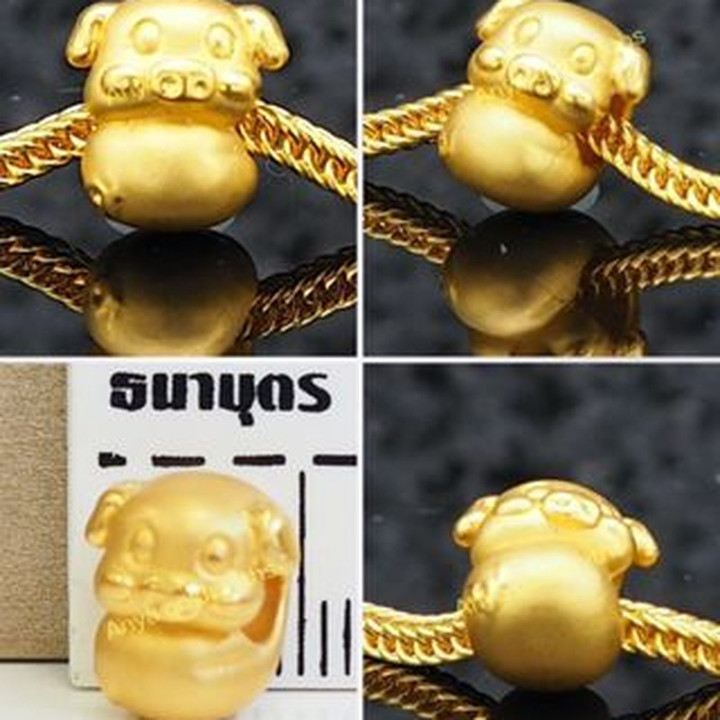 黄金安雅吊坠 | 猪年 | 99.9% 纯金