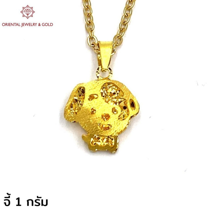 قلادة من الذهب الخالص (1 غرام، نقاء 96.5%) - أو جيه جولد