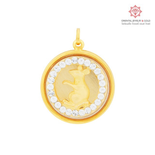 十二生肖黄金吊坠 - 90%纯金，防水，带保修