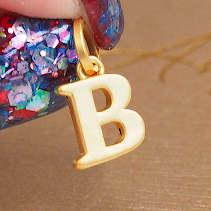 Anya Gold Letter Pendant (A-M) - 99.9% Pure