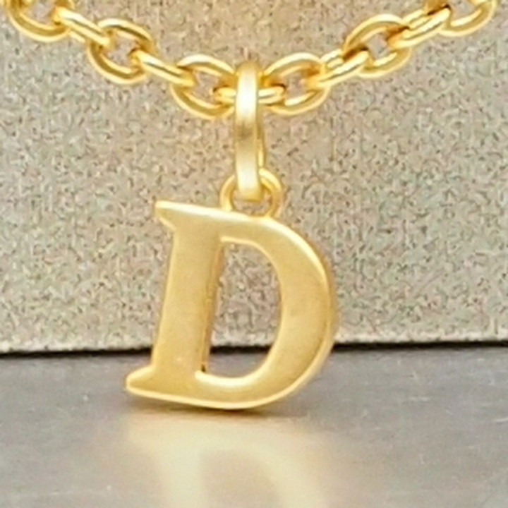 Anya Gold Letter Pendant (A-M) - 99.9% Pure