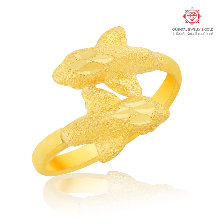 真金海豚戒指 | 纯度 96.5% | OJ GOLD
