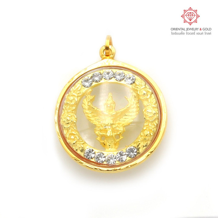 Radiant 90 Pure Gold Garuda Pendant | OJ GOLD