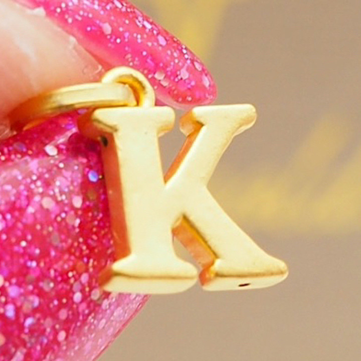 Anya Gold Letter Pendant (A-M) - 99.9% Pure