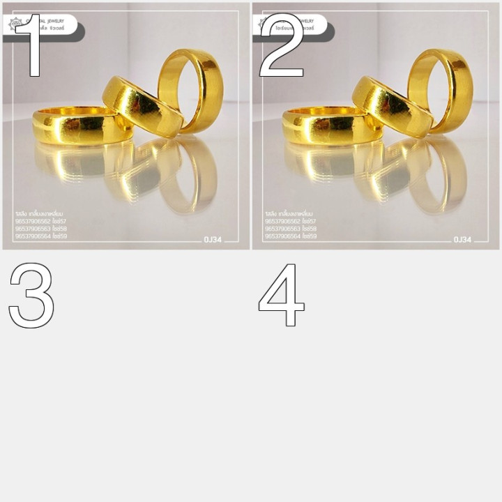 Bague en or véritable | 1 Salung (pureté 96,5) | OJ GOLD