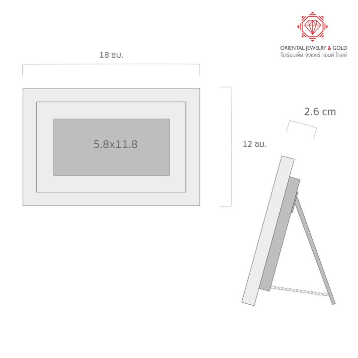 纯金相框 | OJ GOLD，99.99 真金礼品