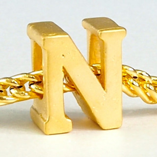 Anya Charm: Alphabet & Gold Initial Jewelry
