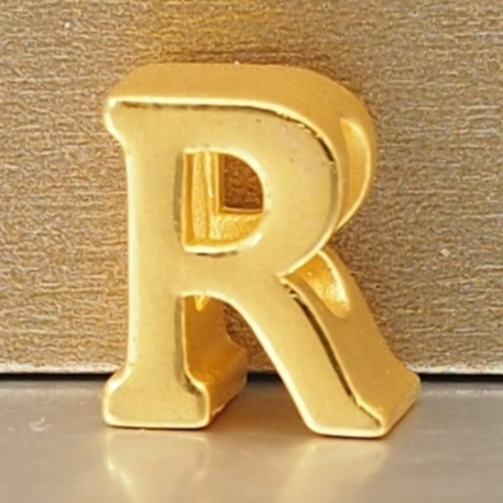 Anya Charm: Alphabet & Gold Initial Jewelry