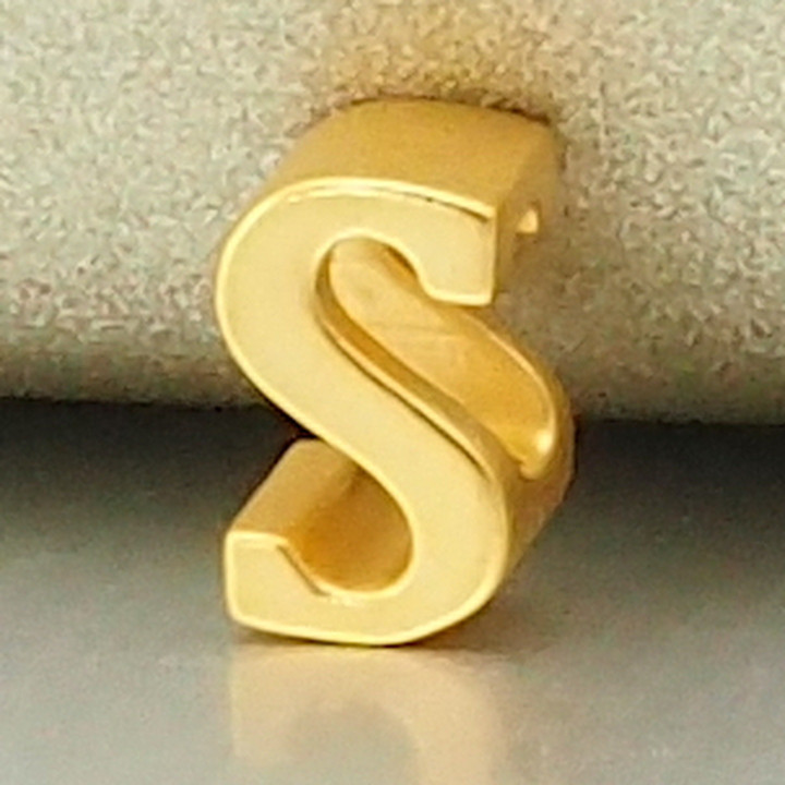 Anya Charm: Alphabet & Gold Initial Jewelry