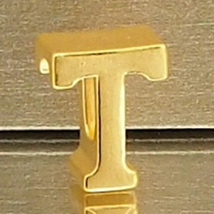 Anya Charm: Alphabet & Gold Initial Jewelry