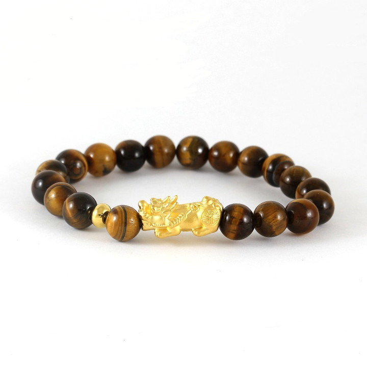 Gold Pi Xiu Bracelet for Wealth and Fortune | OJ GOLD