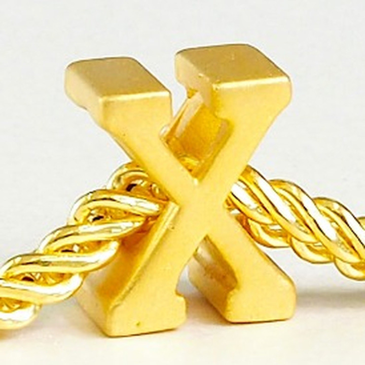 Anya Charm: Alphabet & Gold Initial Jewelry